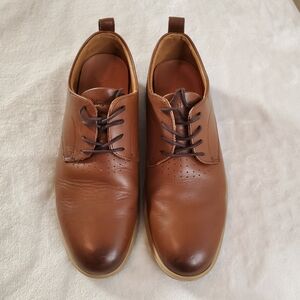 Amberjack Brown Leather Derbys Men' Size 10.5E